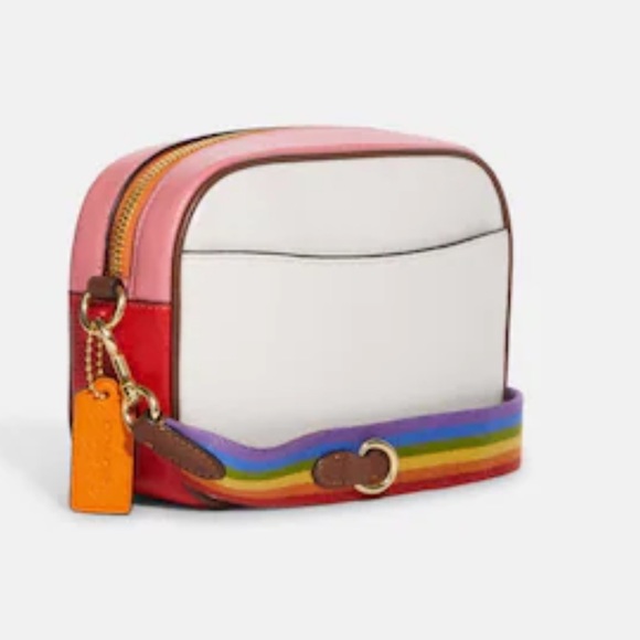Coach Mini Jamie Camera Bag With Rainbow Coach Crossbody Bag pride - Picture 6 of 12